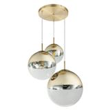 Lampa wisząca kule żyrandol Varus 3xE27 15855-3 GLOBO