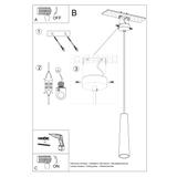 Sollux Lampa wisząca ceramiczna ELECTRA SL.0845