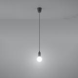 Sollux Lampa wisząca DIEGO 1 szara SL.0575