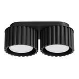 SOLLUX Plafon AURA 2 czarny Gx53 ; SL.1788