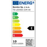 TUBA LED T8 600mm 4000K D89-T8-LED060-ZJM-4K-25 BEMKO