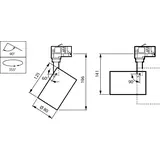 Projektor oprawa do szyny 3C Coreline ST151T 27W 3000lm IP20 4000K barwa neutralna LED30S/940 MB BK 9,11402E+11 PHILIPS