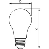 Żarówka LED 8W=60W 806lm 3000K barwa ciepła kulka 8-60W A60 E27 830 Plastik matowy 9,29004E+11 PHILIPS