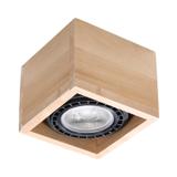 Sollux Plafon QUATRO 1 naturalne drewno SL.0915