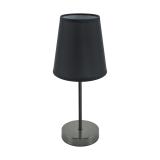 Czarna lampka nocna glamour na stolik E14 FATIMA 04830 IDEUS