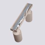 SOLLUX Plafon KARBON 2 taupe ; SL.1763