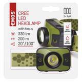 Latarka czołowa LED CREE 330 lm 200m 3× AAA z zoomem P3539 EMOS