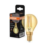 Lampa LED Vintage 1906 CL P Filament szkło przezroczyste GOLD 35 non-dim 4W 825 E14