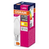 Lampa LED VALUE Classic B40 non-dim plastik 4,9W 827 E14