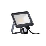 Projektor LED z czujnikiem ruchu PIR IQ-LED FL-20W-NW-SE 2300lm 4000K barwa neutralna IP44 czarny 33886 KANLUX