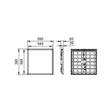 Panel LED Coreline RC132V G6 36S/ 840 PSU W60L60 NOC IP65 9,11402E+11 PHILIPS