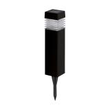 Czarna lampka solarna latarenka ZEN LED zimne światło 04376 IDEUS