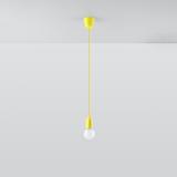 Sollux Lampa wisząca DIEGO 1 żółta SL.0578