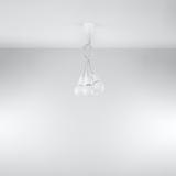 Sollux Lampa wisząca DIEGO 5 biała SL.0571