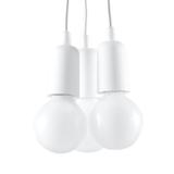 Sollux Lampa wisząca DIEGO 3 biała SL.0570