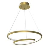 Lampa wisząca LUCERO GOLD 48W LED MILAGRO ML7950 Milagro