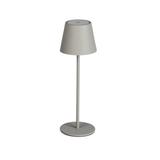 INITA LED IP54 GR Lampka stołowa bezprzewodowa INITA LED IP54 GR barwa ciepłobiała 3000K max 138Lm k 36326 KANLUX