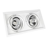 Oprawa wpuszczana MDD MAXI DUE AR111 GU10 x 2 biel  SLIP002008 Spectrum Led