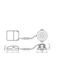 Oprawa SPOT ADJ P 8W 930 PS DIM IP20 WT