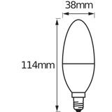 Lampa LED SMART+ ZB CL B Frosted TW 40 yes 4,9W/ E14