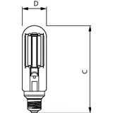 Żarówka LED 19W=50W 3600lm 2700K barwa ciepła SON-T UE M 3,6Klm 19W 727 E27 5 lat gw. 9,29004E+11 PHILIPS