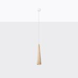 Sollux Lampa wisząca SULA 1 naturalne drewno SL.1100