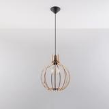 Sollux Lampa wisząca ARANCIA naturalne drewno SL.0391