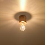 Sollux Plafon SALGADO naturalne drewno SL.0672