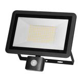 FARO S LED 100W naświetlacz z PIR 8000lm, IP44, 4000K, aluminium + szkło AD-NL-6437BLR4 ORNO