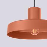 Sollux Lampa wisząca BILO ochra czerwona
