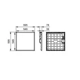 Panel LED Coreline RC132V G6 48S/940 PSD W60L60 OC IP65 9,11402E+11 PHILIPS