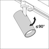 Szynowa oprawa TRACKLIGHT SPOT D85 35W 3000K 90RA NFL BK