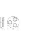 Oprawa SMART+ WIFI ORBIS ROUND 300 RD IP44 TW CR