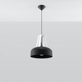 Sollux Lampa wisząca CASCO czarna/biała SL.0389