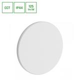 Kinkiet oprawa ścienna PIATTA 12W CCT 230V IP44 180x47MM BIAŁY OKRĄGŁA ELEWACYJNA Spectrum LED