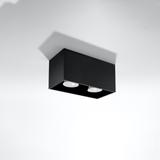 Sollux Plafon QUAD MAXI czarny SL.0381