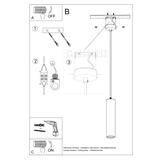 Sollux Lampa wisząca ceramiczna NANCY SL.0843