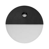 HALIT LED 10W oprawa ogrodowa z czujnikiem ruchu 140st 600lm IP65 4000K IK10 czarna AD-OP-6116BLPMR4 ORNO
