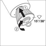 Szynowa oprawa TRACKLIGHT SPOT D85 35W 3000K 90RA NFL WT