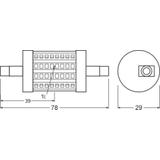 LAMPA LED LINE 78mm 60 6,5W/827 230V R7S 6X1