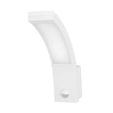 PIRYT LED 10W, oprawa ogrodowa z czujnikiem ruchu 140st, 800lm, IP54, 4000K, biała, AD-OP-6109WLPMR4 ORNO