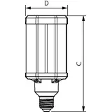 Żarówka LED 42W=125 (HPL 125W, SON 70W)W 6000lm 4000K barwa neutralna TForce LED HPL 60-42W E27 840 9,29002E+11 PHILIPS