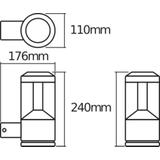 ENDURA STYLE LANTERN MODERN 12W DG LEDV Oprawa zewnętrzna
