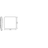 Oprawa SMART+ WIFI ORBIS CLEAN 530X530 TW