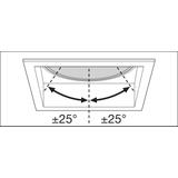 Oprawa SPOT SQUARE DARKLIGHT ADJUST 8W 3000K FL BK