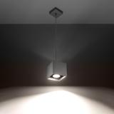 Sollux Lampa wisząca QUAD 1 szary SL.0061