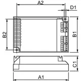 Statecznik transformator elektroniczny HF-R 2 26-42 PL-T/C EII 220-240V 50/60Hz 9,13701E+11 PHILIPS