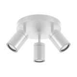 Kinkiet łazienkowy oprawa ścienno-sufitowa TENOR GU10 3C WHITE 04074 IDEUS