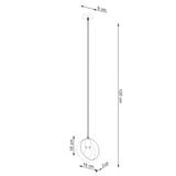 Sollux Lampa wisząca TITRAN 1 biała SL.1137