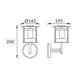Lampa solarna LED ESTERA LED WLL 0,12W 6500K 03551 IDEUS